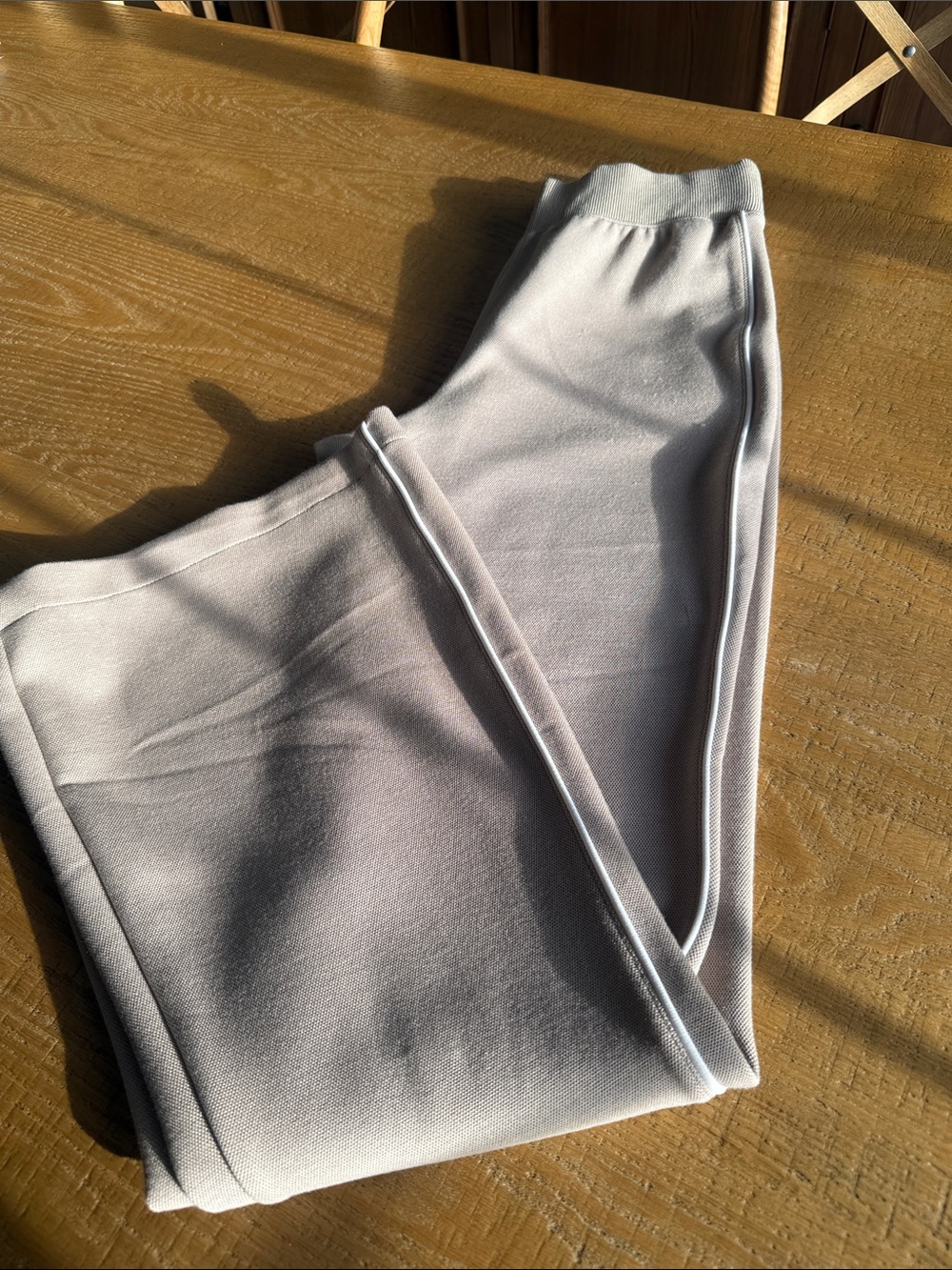 SPANX Cream Jogger Sweatpants